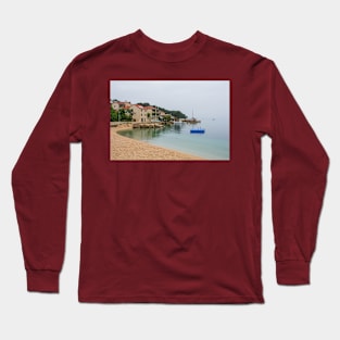 Sumartin Harbour on Brac Island, Croatia Long Sleeve T-Shirt